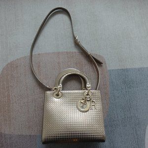 Dior Metalic Lady Dior Medium